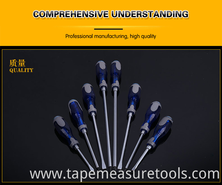 Multi-function Phillips screwdriver Chrome vanadium steel slotted magnetic screwdriver Factory direct screwdriver